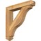 Ekena Millwork Funston Arts and Crafts Rough Sawn Bracket w/ Offset Brace, Western Red Cedar, 6"W x 32"D x 32"H BKT0604X32X32FST03RWR - alternate 1